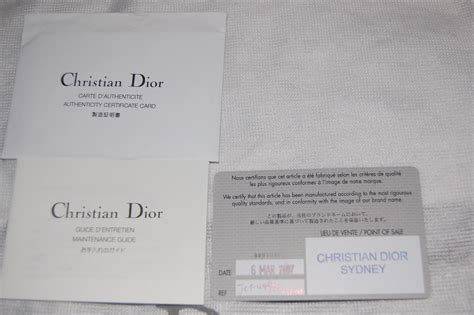 dior authenticity card check|vintage lady dior bag authentication.